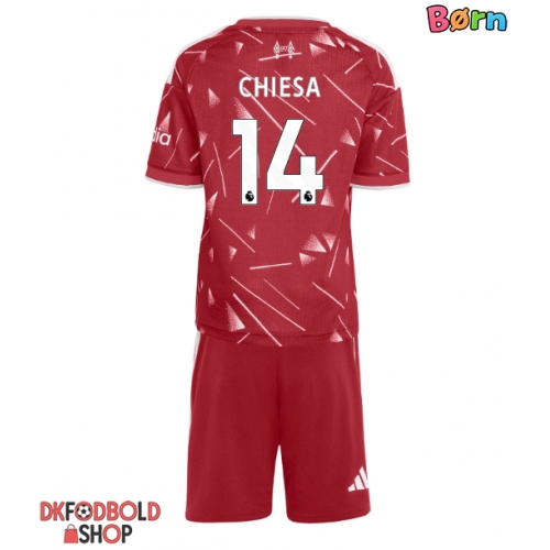 Liverpool Federico Chiesa #14 Hjemmebanesæt Børn 2026-27 Kort ærmer (+ korte bukser)
